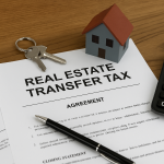 Rhode Island home sale paperwork showing new real estate transfer tax documents